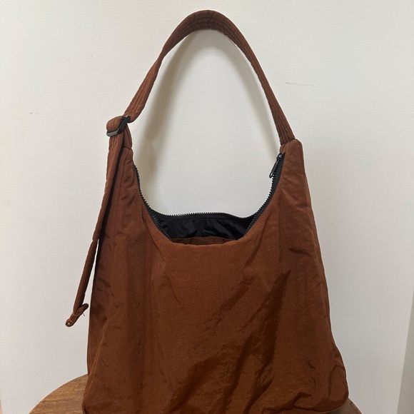BAGGU Nylon Shoulder Bag - Brown - Picture 3 of 4